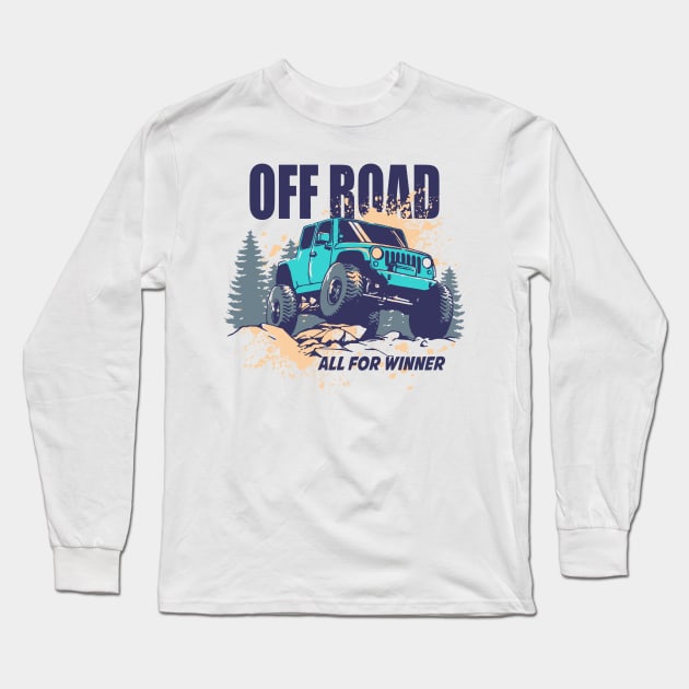 offroad all for winner Long Sleeve T-Shirt by garudadua